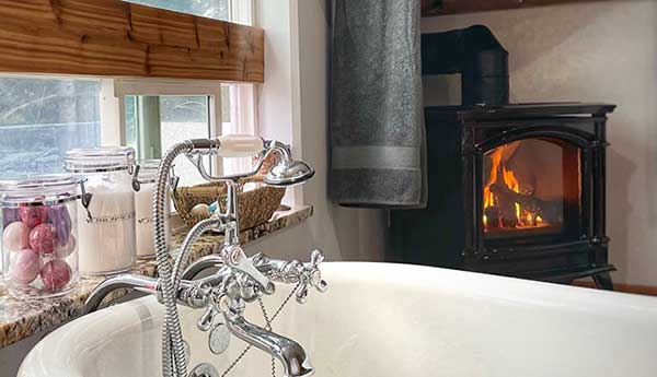 Bat and Fireplace